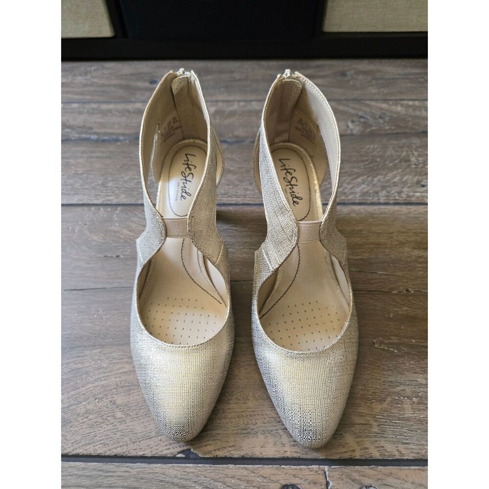 LifeStride Giovanna 2 Platino Heel Pump- Size 9.5 - Picture 5 of 9